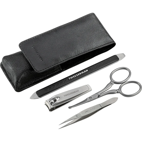 Tweezerman Essential Grooming Kit -setti kynsi ja karva välineitä