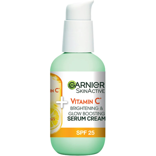 Skin Active Brightening Serum Cream 2 In 1 Vitamin C, 50 ml Garnier Päivävoiteet