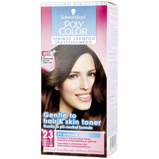 Schwarzkopf Poly Color Toning Shampoo 23 Ljusbrun