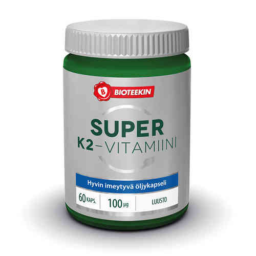 Bioteekin Super K2-vitamiini 60 kapselia