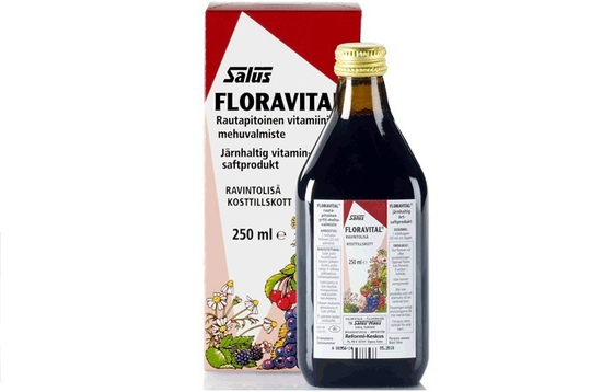 Salus Floravital 250 ml nestemäinen rautavalmiste