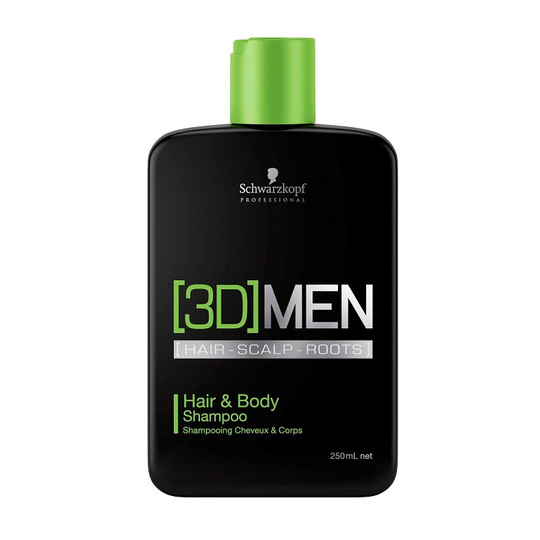Schwarzkopf Professional 3D Men 3D Hair & Body Shampoo 250 ml