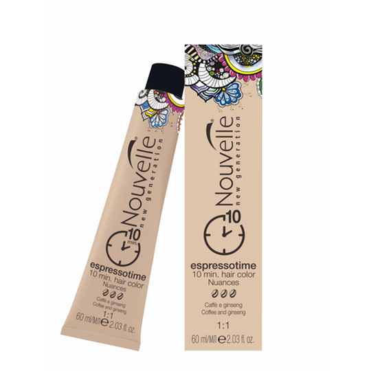Nouvelle Espressotime 10 Min. Hair Color 7.44 Intense Copper