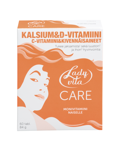 Ladyvita monivit+hivenainevalmiste 60 tabl ravintolisä