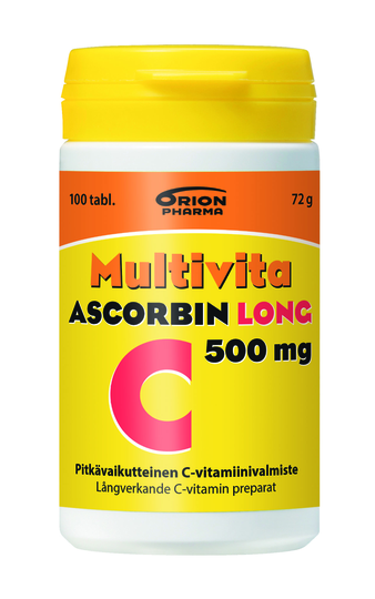 Multivita Ascorbin Long 500 mg 100 tabl