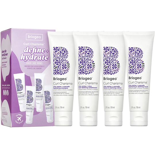 Curl Charisma Define + Defrizz Hair Care Minis, Briogeo Hiustenhoitotarvikkeet