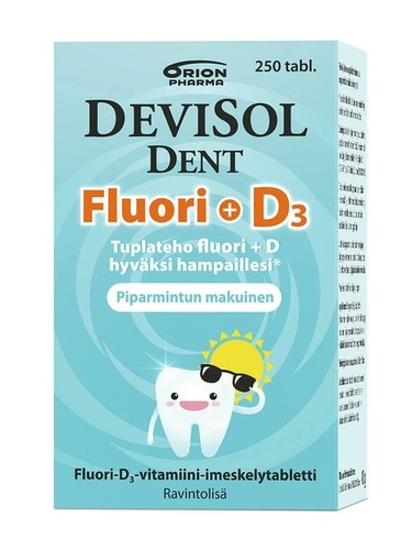 Devisol Dent 250 fol imeskelytabletti