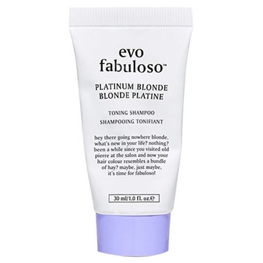 Platinum Blonde Toning Shampoo, 30 ml evo Hopeashampoo