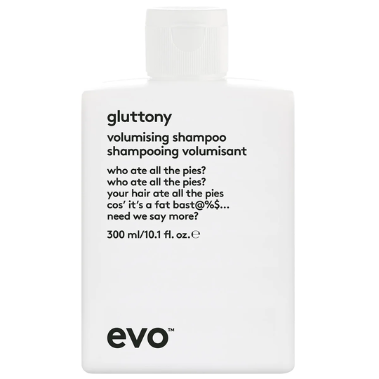evo Gluttony Volume Shampoo -tuuheuttava shampoo, hennot hiukset