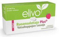 Elivo Ruoansulattaja plus 32 purutabl vadelman makuinen