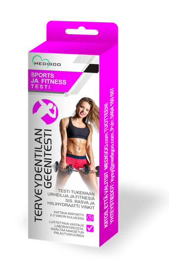 MediGoo Sport ja Fitness DNA testi 1 kpl