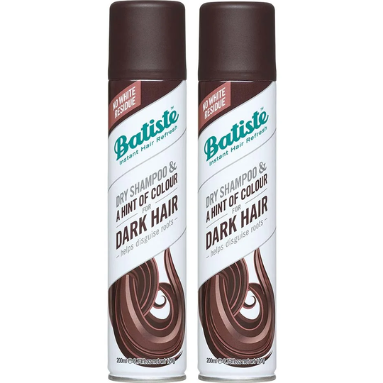 Dry Shampoo Dark & Deep Brown Duo, Batiste Kuivashampoo