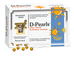 D-Pearls 38 mikrog 160 kaps