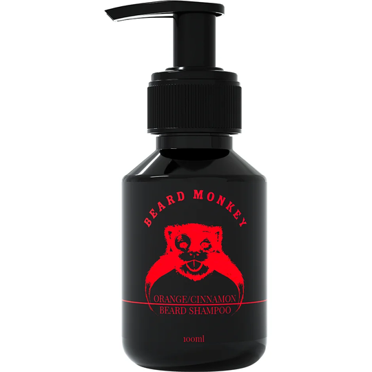 Orange & Cinnamon Beard Shampoo, 100 ml Beard Monkey Partashampoo ja partahoitoaine