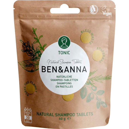Ben & Anna Shampoo tablets Tonic 60 g