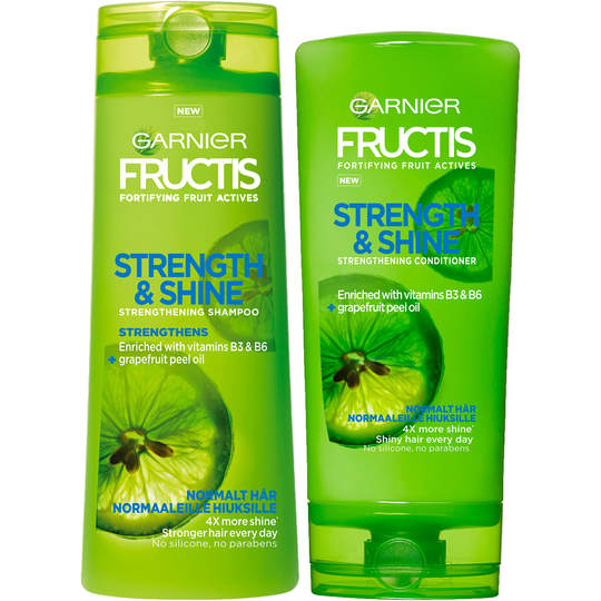 Garnier Fructis Strength & Shine pakkaus