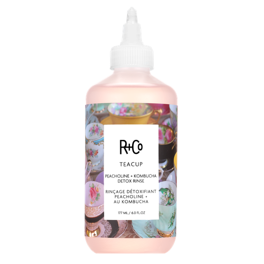 R+Co Teacup Peacholine + Kombucha Detox Rinse 177 ml