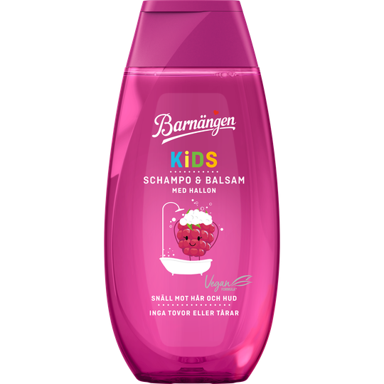 Barnängen Kids Schampo/Balsam Hallon 250 ml
