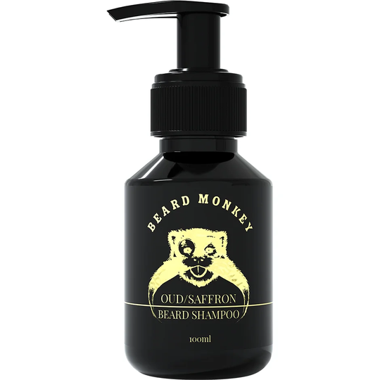 Oud & Saffron Beard Shampoo, 100 ml Beard Monkey Parta & Viikset