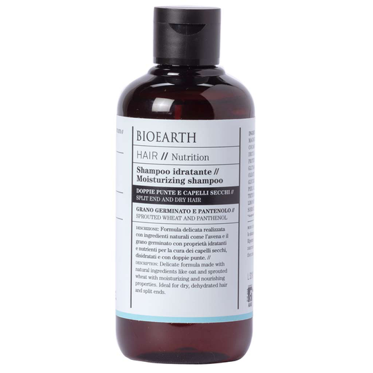 Bioearth Hair 2.0 Moisturizing Shampoo Kosteuttava shampoo kuiville hiuksille 25