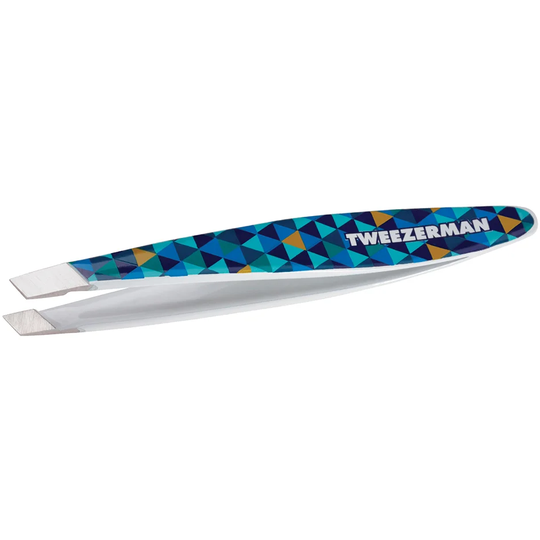 Mini Slant Tweezer Blue Mosaic, Tweezerman Pinsetit