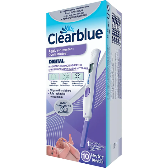 Digital Advanced Ovulation Dual Hormone Test, Clearblue Testit