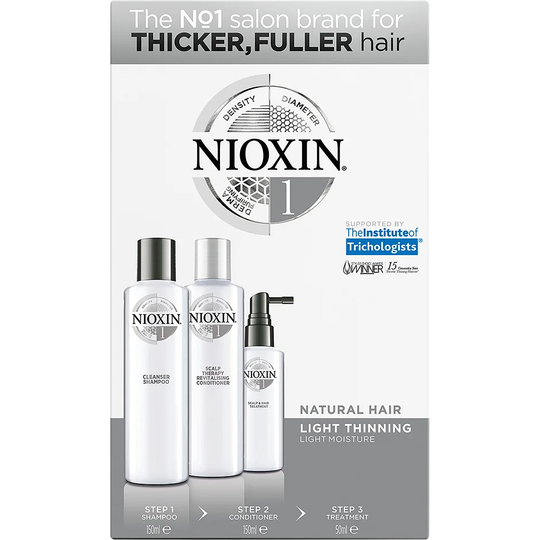 NIOXIN Trial Kit System 1, Nioxin Hiustenlähtö